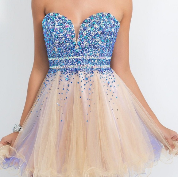 Blush Dresses & Skirts - Intrigue formal prom dress babydoll empire waist